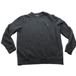 ALLSAINTS Black Crewneck Long Sleeve Sweatshirt Mens Large Skull Logo